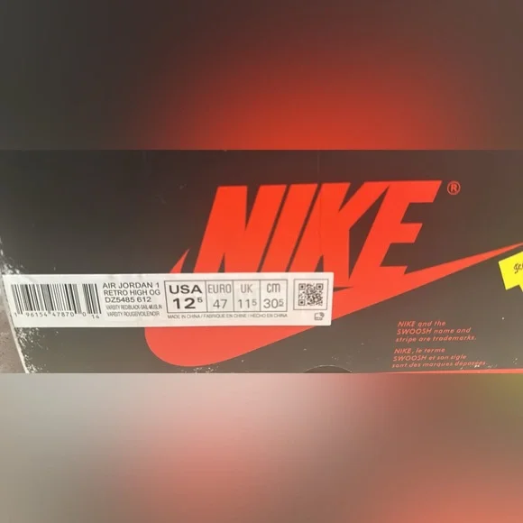 Size 12.5 lost and found new